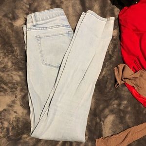 Forever 21 Light Wash Jeans